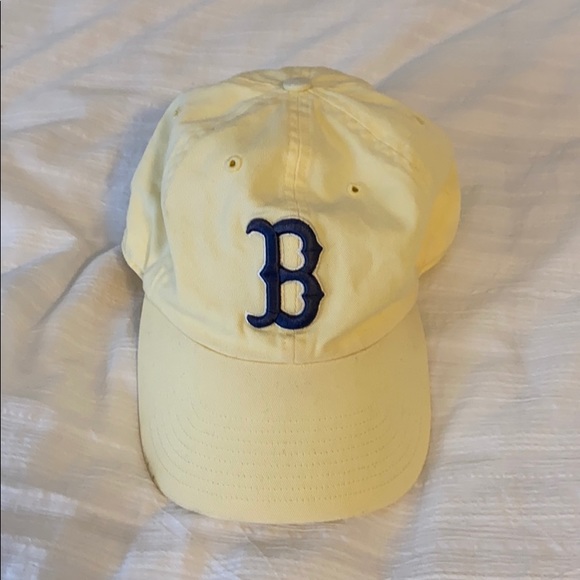 Vintage Red Sox hat yellow small adjustable - Picture 1 of 7